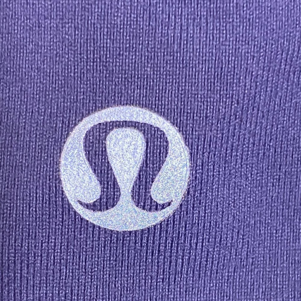 RARE Lululemon Mesh Leg Crop Purple 2 - Picture 7 of 8